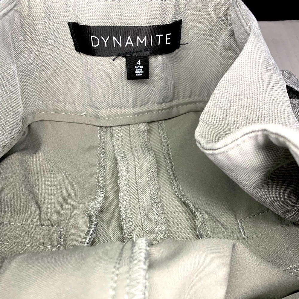 DYNAMITE Women’s grey belted trouser- Size 4 - Picture 5 of 5
